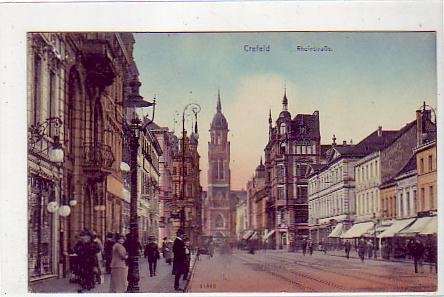 Krefeld Rheinstraße 1914 Krefeld Rheinstraße 1914
