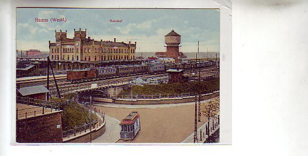 Hamm Westfalen Bahnhof Eisenbahn ca 1915 Hamm Westfalen Bahnhof Eisenbahn ca 1915