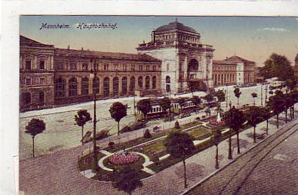 Bahnhof Mannheim 1918 Bahnhof Mannheim 1918