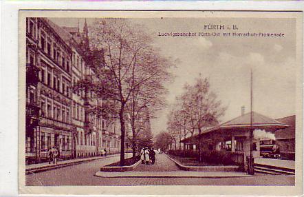 Bahnhof Fürth in Bayern 1917 Bahnhof Fürth in Bayern 1917
