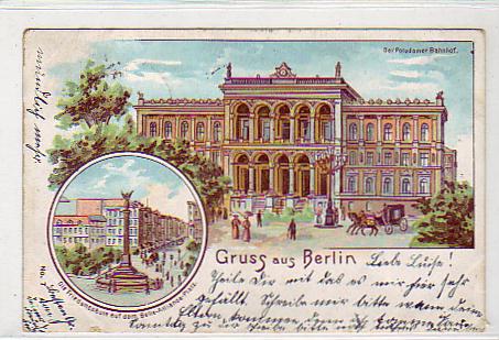 Berlin Tiergarten Potsdamer Bahnhof 1902 Berlin Tiergarten Potsdamer Bahnhof 1902