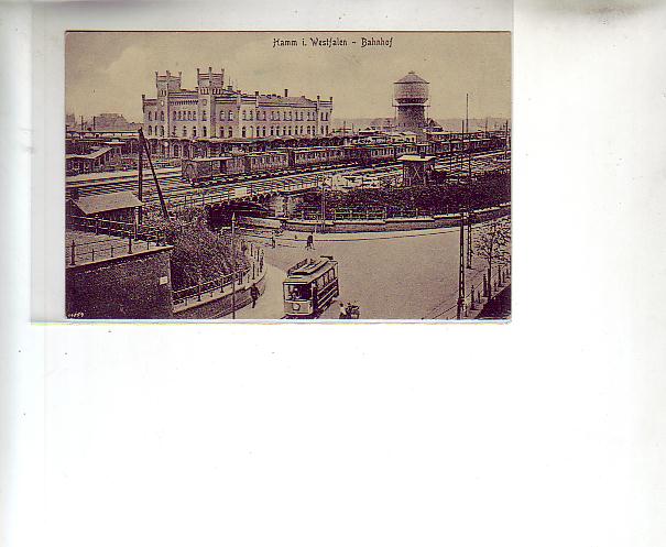 Hamm Westfalen Bahnhof ,Eisenbahn 1918 Hamm Westfalen Bahnhof ,Eisenbahn 1918