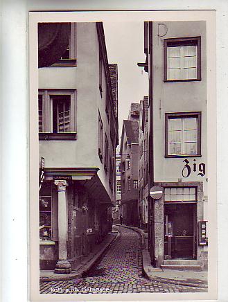 Köln am Rhein Lintgasse ca 1930 Köln am Rhein Lintgasse ca 1930