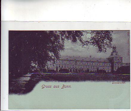 Bonn am Rhein Universität ca 1900 Bonn am Rhein Universität ca 1900