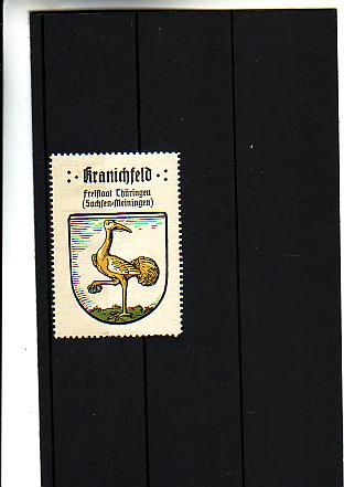 Kranichfeld Stadt Wappen Kranichfeld Stadt Wappen