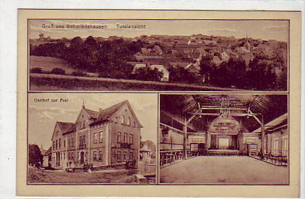 Schmiedehausen Thüringen Gasthof zur Post ca 1930 Schmiedehausen Thüringen Gasthof zur Post ca 1930