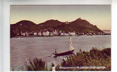 Königswinter am Rhein und das Siebengebirge ca 1925 Königswinter am Rhein und das Siebengebirge ca 1925