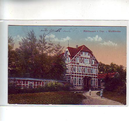 Mühlhausen Thüringen Hotel Waldfrieden ca 1915 Mühlhausen Thüringen Hotel Waldfrieden ca 1915