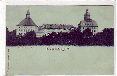 Gotha Thüringen Schloss Friedenstein 1899 Gotha Thüringen Schloss Friedenstein 1899