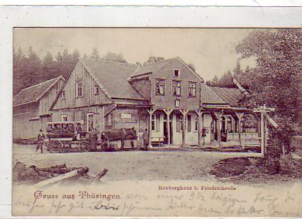 Friedrichroda in Thüringen Heuberghaus 1905 Friedrichroda in Thüringen Heuberghaus 1905