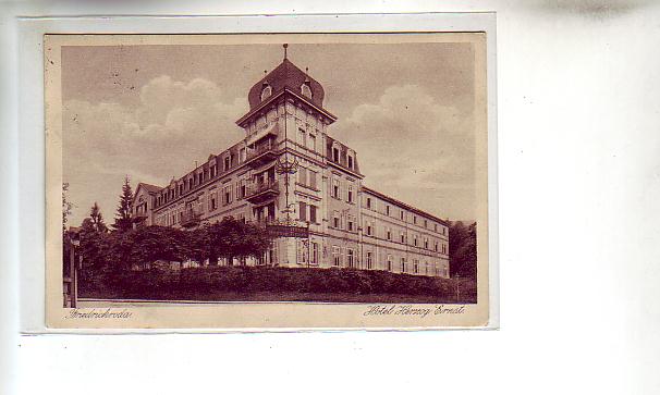 Friedrichroda in Thüringen Hotel Herzog Ernst 1919 Friedrichroda in Thüringen Hotel Herzog Ernst 1919