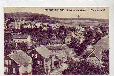 Friedrichroda in Thüringen Lindenstraße 1910 Friedrichroda in Thüringen Lindenstraße 1910