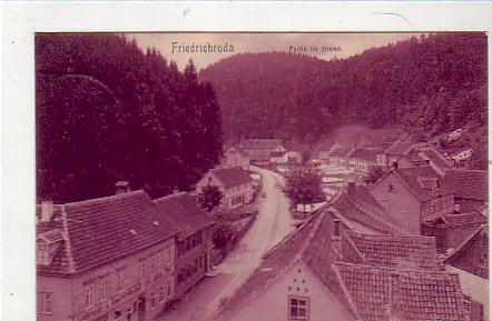 Friedrichroda in Thüringen Partie im Grund 1909 Friedrichroda in Thüringen Partie im Grund 1909