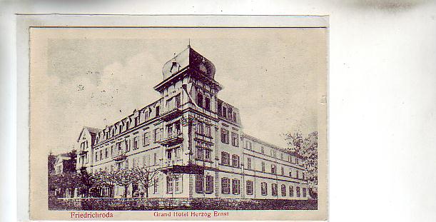 Friedrichroda in Thüringen Hotel Herzog Ernst 1907 Friedrichroda in Thüringen Hotel Herzog Ernst 1907