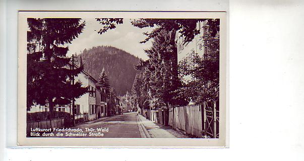 Friedrichroda in Thüringen Schweizer Straße 1955 Friedrichroda in Thüringen Schweizer Straße 1955