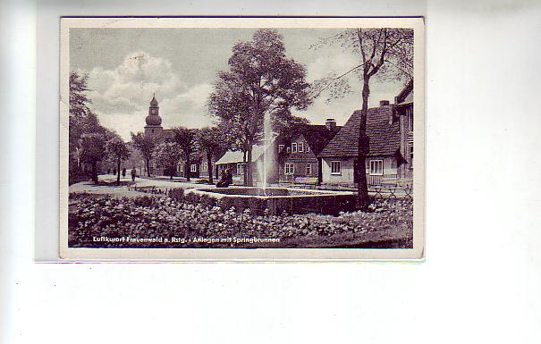 Frauenwald Thüringen Springbrunnen 1958 Frauenwald Thüringen Springbrunnen 1958
