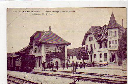 Jardin ombrage Bahnhof,Eisenbahn ca 1915 Frankreich Jardin ombrage Bahnhof,Eisenbahn ca 1915 Frankreich
