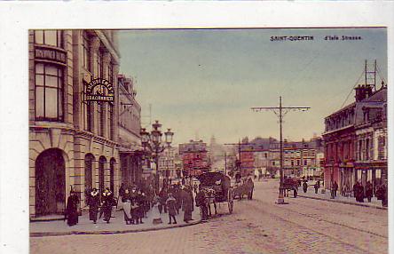 Saint-Quentin Frankreich Strasse ca 1915 Saint-Quentin Frankreich Strasse ca 1915