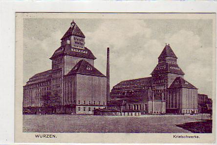 Wurzen in Sachsen Krietschwerke,Fabrik 1925 Wurzen in Sachsen Krietschwerke,Fabrik 1925