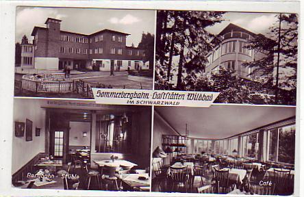 Wildbad im Schwarzwald Bergbahn-Gaststätte 1952 Wildbad im Schwarzwald Bergbahn-Gaststätte 1952