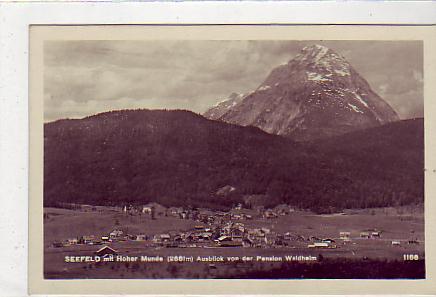 Seefeld Tirol von der Pension Waldheim ca 1935 Österreich Seefeld Tirol von der Pension Waldheim ca 1935 Österreich