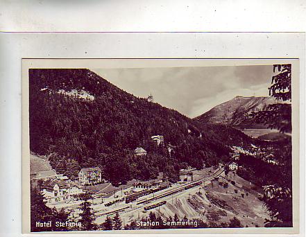 Semmering Bahnhof,Eisenbahn ca 1930 Österreich Semmering Bahnhof,Eisenbahn ca 1930 Österreich