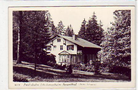 Rosenthal Sächsische Schweiz Reichsbahn Heim 1953 Rosenthal Sächsische Schweiz Reichsbahn Heim 1953