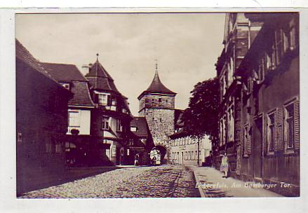 Lichtenfels Am Bamberger Tor Foto Karte ca 1929 Lichtenfels Am Bamberger Tor Foto Karte ca 1929