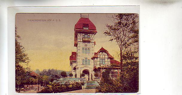 Hof in Bayern Theresienstein ca 1910 Hof in Bayern Theresienstein ca 1910