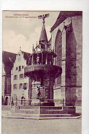 Nördlingen Bayern Kriegerdenkmal ca 1910 Nördlingen Bayern Kriegerdenkmal ca 1910