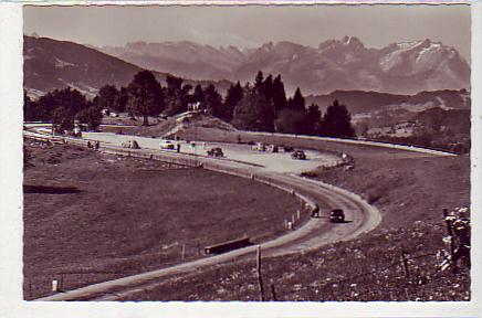 Deutsche Alpenstraße bei Oberstaufen im Allgäu ca 1960 Deutsche Alpenstraße bei Oberstaufen im Allgäu ca 1960