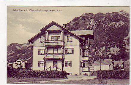 Oberstdorf Allgäuer Alpen Jakobihaus ca 1910 Oberstdorf Allgäuer Alpen Jakobihaus ca 1910