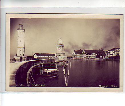 Lindau am Bodensee Foto Karte 1928 Lindau am Bodensee Foto Karte 1928