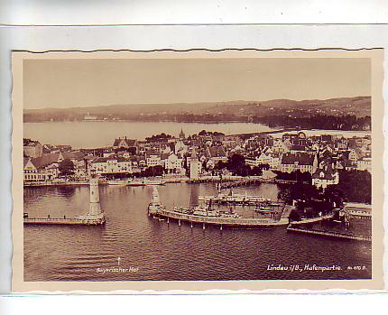 Lindau am Bodensee Luftbild ca 1930 Lindau am Bodensee Luftbild ca 1930