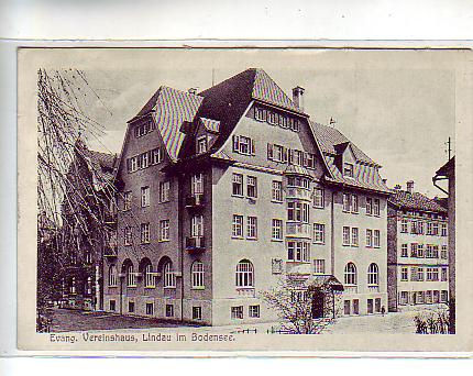 Lindau am Bodensee Evang.Vereinshaus 1922 Lindau am Bodensee Evang.Vereinshaus 1922