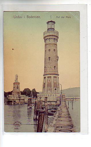 Lindau am Bodensee Leuchtturm ca 1915 Lindau am Bodensee Leuchtturm ca 1915