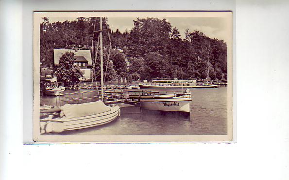 Talsperre Kriebenstein Bootsstation 1955 Talsperre Kriebenstein Bootsstation 1955