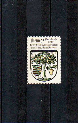 Niemegk Stadt Wappen vor 1945