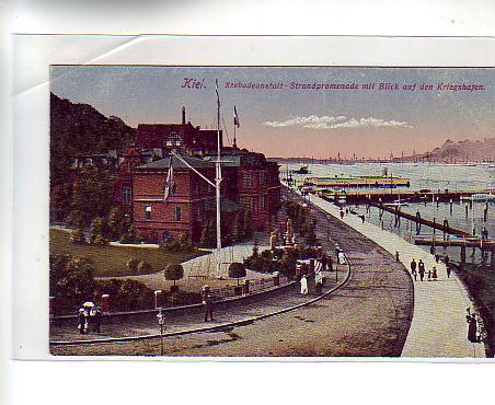 Kiel Strandpromenade ca 1915 Kiel Strandpromenade ca 1915