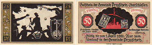 Przyschetz Schlesien Notgeld 1922