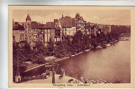 Königsberg Ostpreussen Schlossteich ca 1915 Königsberg Ostpreussen Schlossteich ca 1915