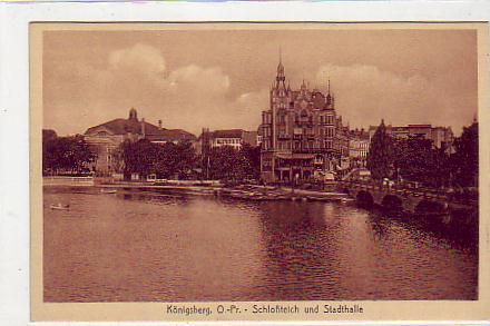 Königsberg Ostpreussen Schlossteich ca 1915 Königsberg Ostpreussen Schlossteich ca 1915