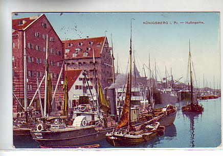 Königsberg Ostpreussen Hafen 1912