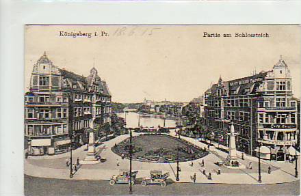 Königsberg Ostpreussen Partie am Schlossteich 1915 Königsberg Ostpreussen Partie am Schlossteich 1915