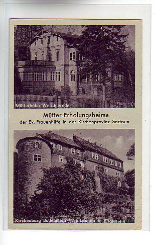 Wernigerode Harz Mütter-Erholungsheim ca 1950 Wernigerode Harz Mütter-Erholungsheim ca 1950