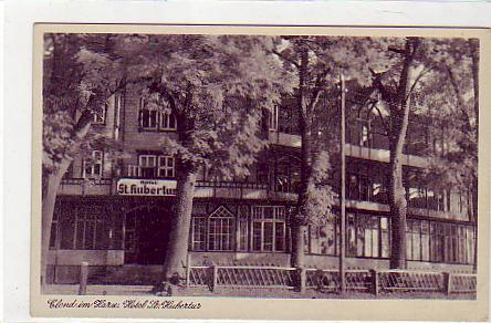 Elend im Harz Hotel Hubertus ca 1940 Elend im Harz Hotel Hubertus ca 1940