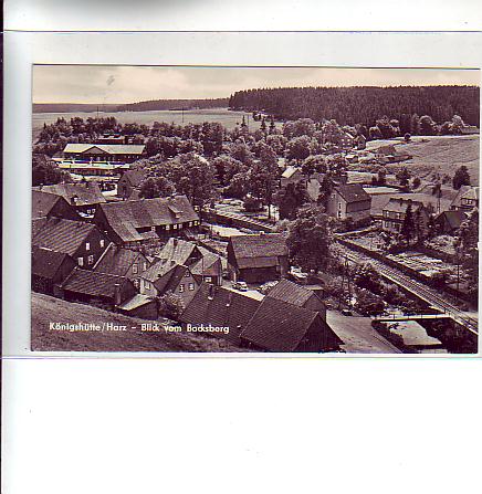 Königshütte im Harz Eisenbahn-Line 1967 Königshütte im Harz Eisenbahn-Line 1967