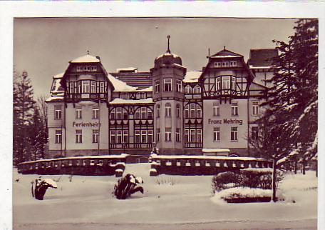 Schierke im Harz Heim Franz Mehring 1969 Schierke im Harz Heim Franz Mehring 1969