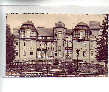 Schierke im Harz Heim Franz Mehring 1960 Schierke im Harz Heim Franz Mehring 1960