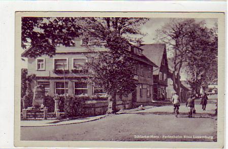 Schierke im Harz Strasse und Heim Luxemburg 1953 Schierke im Harz Strasse und Heim Luxemburg 1953